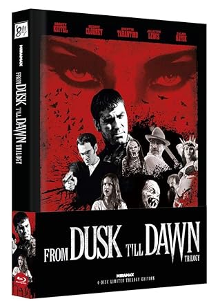 BR From Dusk Till Dawn Trilogy - 4-Disc Limited Trilogy Edition Mediabook - Cover C - wattiert - limitiert auf 555 Stück