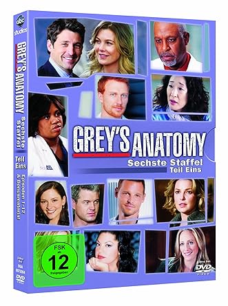 Grey's Anatomy: Die jungen Ärzte - Sechste Staffel, Teil Eins [3 DVDs]  GEBRAUCHT
