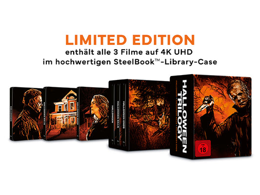 Halloween Trilogy - Limited Steelbook[4K Ultra HD]