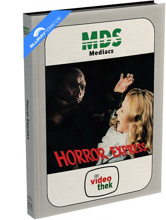 Horror Express (1972) (Wattierte Limited Mediabook Edition) (Cover A) Blu-ray