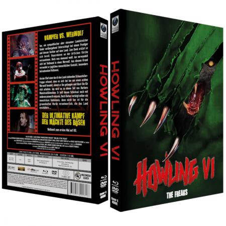 BR+DVD Howling 6 - The Freaks - 2-Disc Mediabook (Cover C) - limitiert auf 111 Stk. HD-Weltpremiere