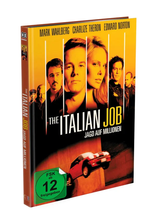 THE ITALIAN JOB – Jagd auf Millionen – 2-Disc Mediabook Cover A (Blu-ray + DVD) Limited 500 Edition – Uncut