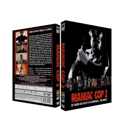 BR+DVD Maniac Cop 2 - 3-Disc Mediabook UHD HDR10 BD DVD (Cover B)