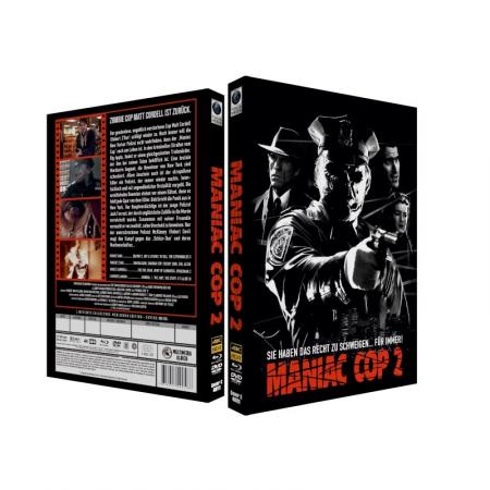 BR+DVD Maniac Cop 2 - 3-Disc Mediabook UHD HDR10 BD DVD (Cover C)