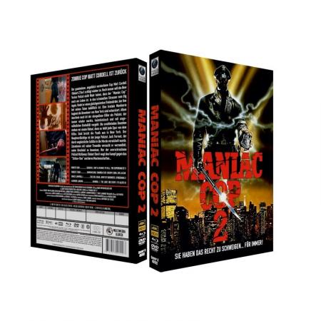 BR+DVD Maniac Cop 2 - 3-Disc Mediabook UHD HDR10 BD DVD (Cover D)