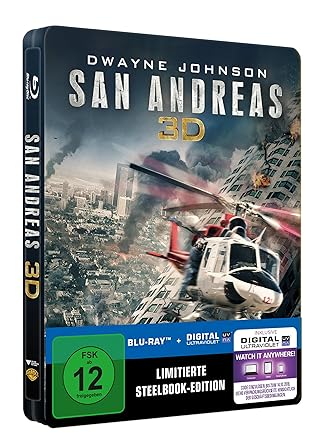 San Andreas (Steelbook) [3D Blu-ray]  GEBRAUCHT