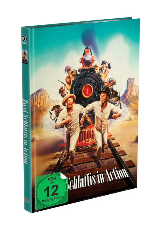ZWEI SCHLAFFIS IN ACTION – 2-Disc Mediabook Cover A (Blu-ray + DVD) Limited Edition – Uncut