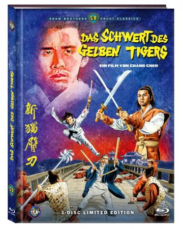 BR+DVD Das Schwert des gelben Tigers - 3-Disc Mediabook (Cover A) - limitiert auf 333 Stück