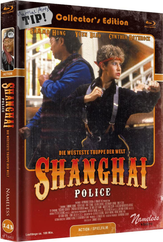 Shanghai Police - 3 - Disc Mediabook (Cover C) - limitiert auf 444 Stk. Blu - ray + DVD - fanpush - media
