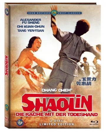 BR+DVD Shaolin - Die Rache mit der Todeshand - 2-Disc Mediabook - limitiert und nummeriert auf 2.000 Stück