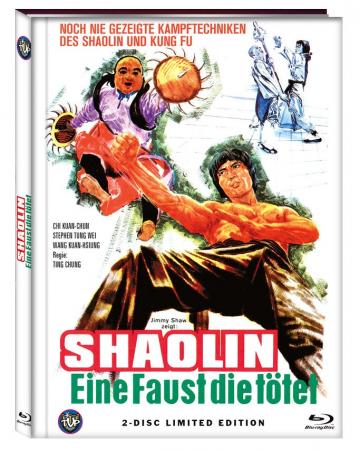 BR+DVD Shaolin - Eine Faust die tötet - 2-Disc Mediabook (Cover A) - limitiert und nummeriert auf 333 Stück
