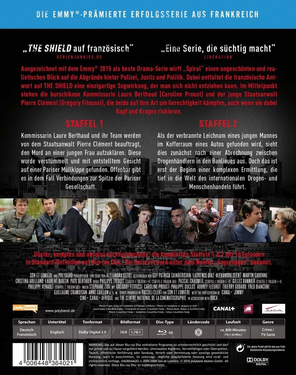 Spiral | Die kompletten Staffeln 1+2