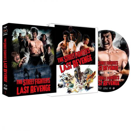 BR+DVD The Street Fighters Last Revenge Lim. 777 mit Poster & Bierfilz in Scanavo Full-Sleeve Box