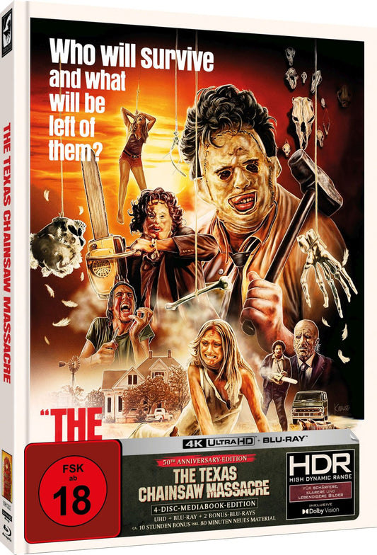 Texas Chainsaw Massacre - Uncut Mediabook Edition (4K Ultra HD-blu-ray) (B)