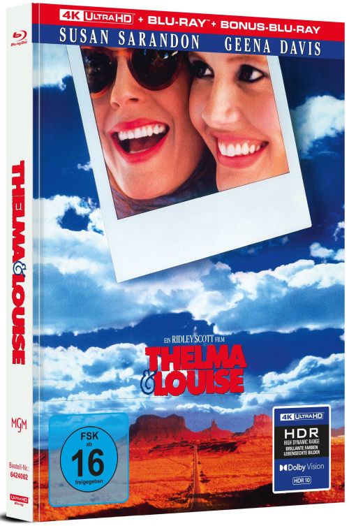 Thelma & Louise - Uncut Mediabook Edition (4K Ultra HD+blu-ray)