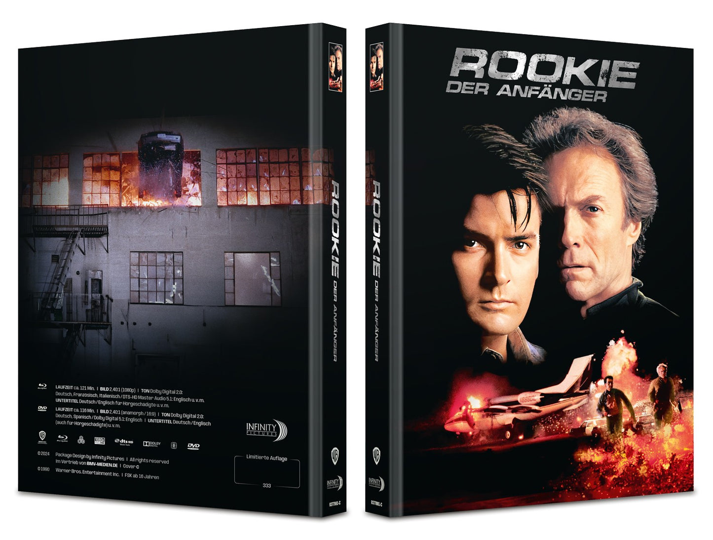 BR+DVD Rookie - Der Anfänger - 2-Disc Mediabook (Cover C) - limitiert auf 333 Stück
