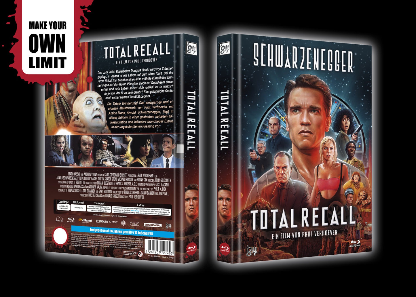 BR Total Recall - 2-Disc Limited Collectors Edition Mediabook (Cover A)