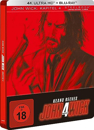 UHD John Wick: Kapitel 4 (+ Blu-ray) Steelbook