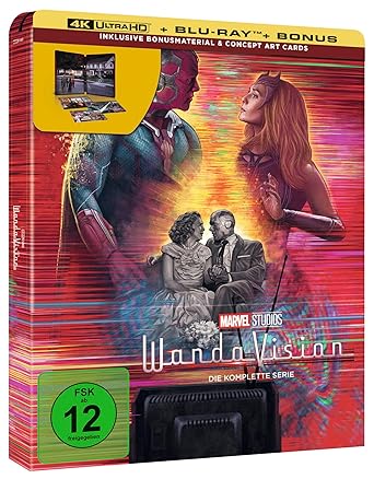 WandaVision - Steelbook - Limited Edition (4K Ultra HD) (+ Blu-ray) [4 Discs]