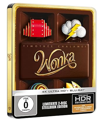 Wonka - limited Steelbook (4K UHD + Blu-ray)